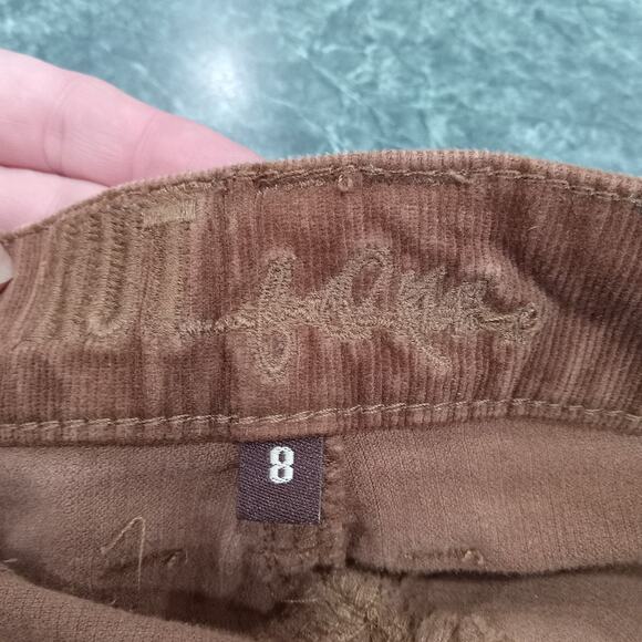 Kut From the Kloth Women's Tan Corduroy Pants Mid-Rise Straight Stretch Size 8 - Picture 7 of 16